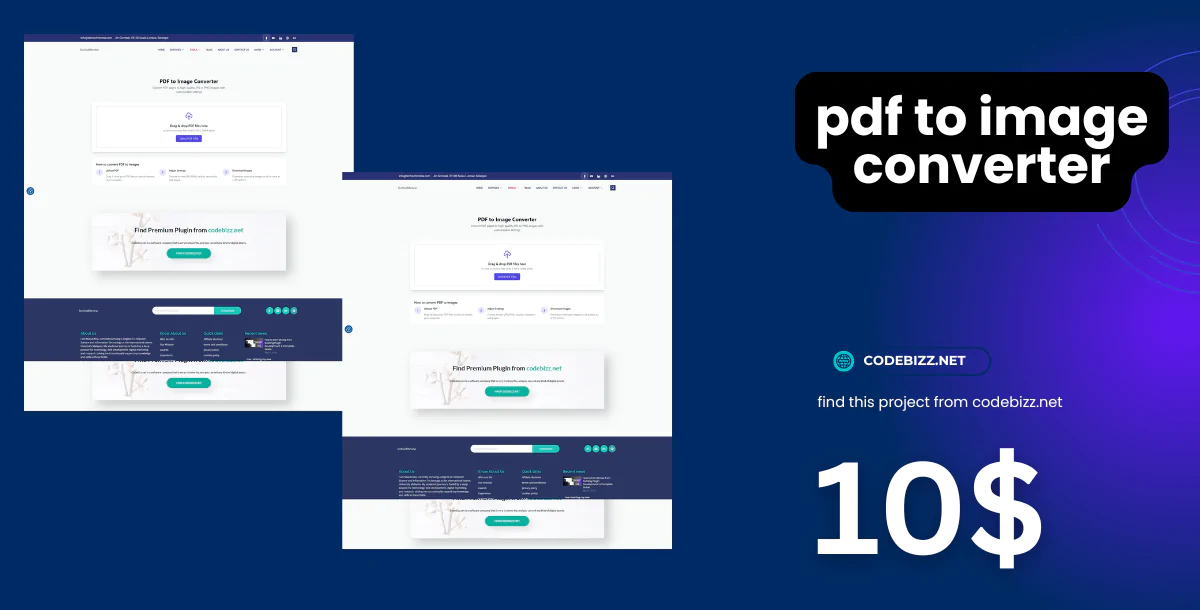 Professional PDF to JPG/PNG Converter with File Size Adjustment