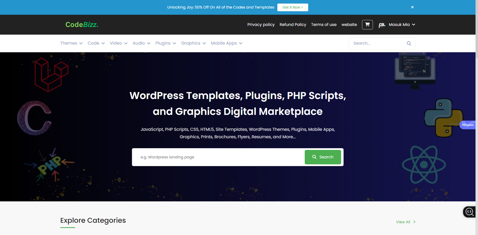 How I Started My New Business: CodeBizz.net – A Digital Product Selling Website