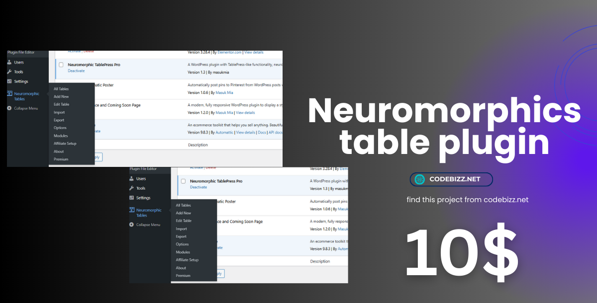 Premium Neuromorphic Table Plugin: The Ultimate Guide